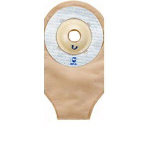 Marlen Ultralite Shallow Convex 7/8" Transparent Ostomy Pouch with Aquatack