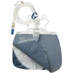 Sterigear Twin Fig Leaf Urinary Drainage Bag - 2000 mL