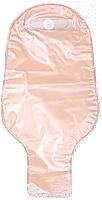 Cymed Two-Piece Drainable Pouch with MicroSkin Adhesive Barrier, 11 in, Clear, Tapered, Latex-Free image