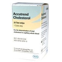 Roche Diagnostics Accutrend Cholesterol Test Strips