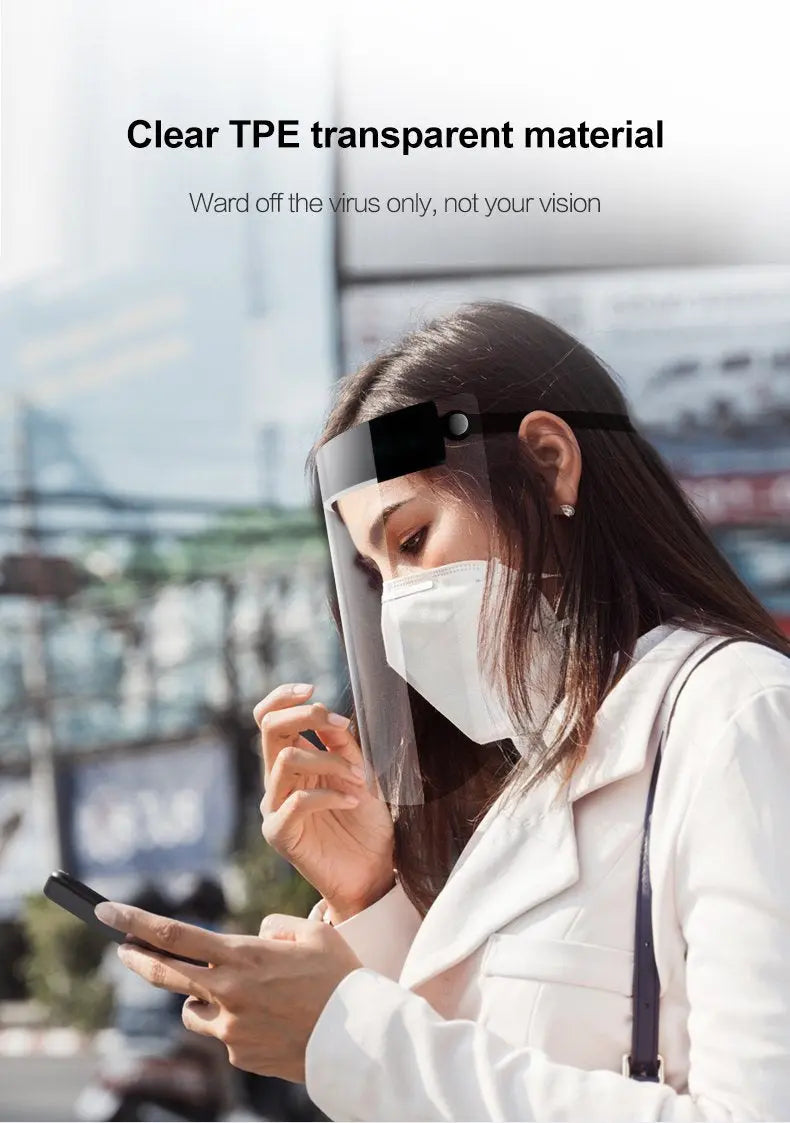 Black Tpe Face Shield Default