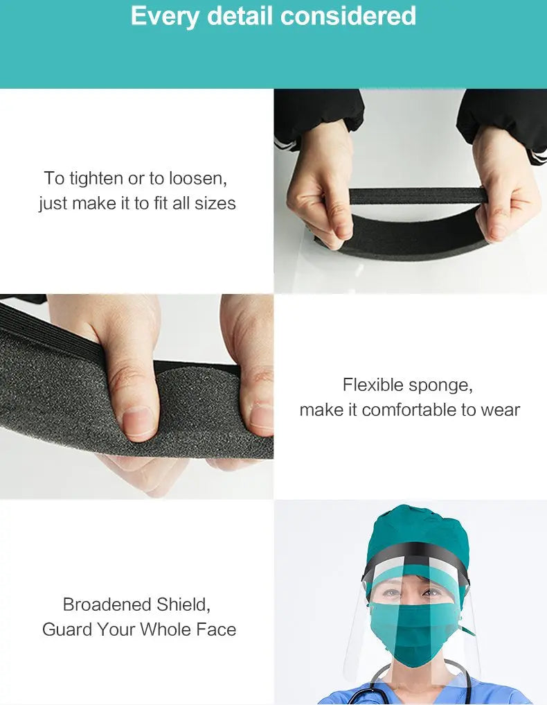 Black Tpe Face Shield Default