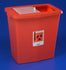 CARDINAL HEALTHC 18 Gallon Red Sharps Container with Lid