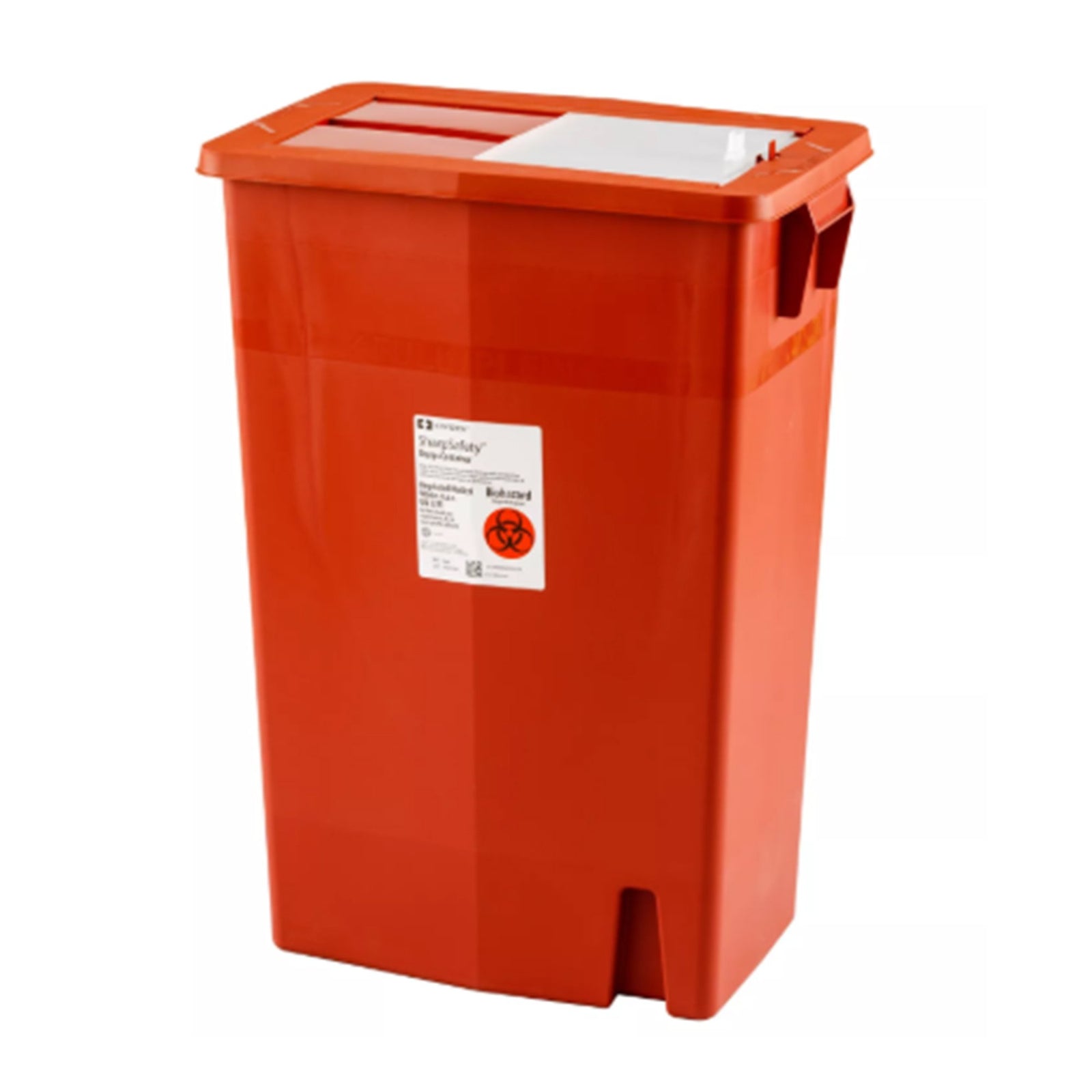 CARDINAL HEALTHC 18 Gallon Red Sharps Container with Lid