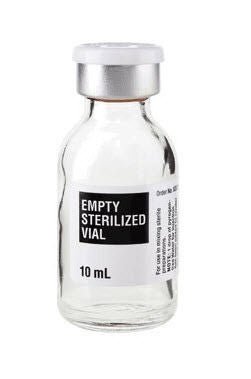 Pfizer Empty Sterile Vial, 10 mL