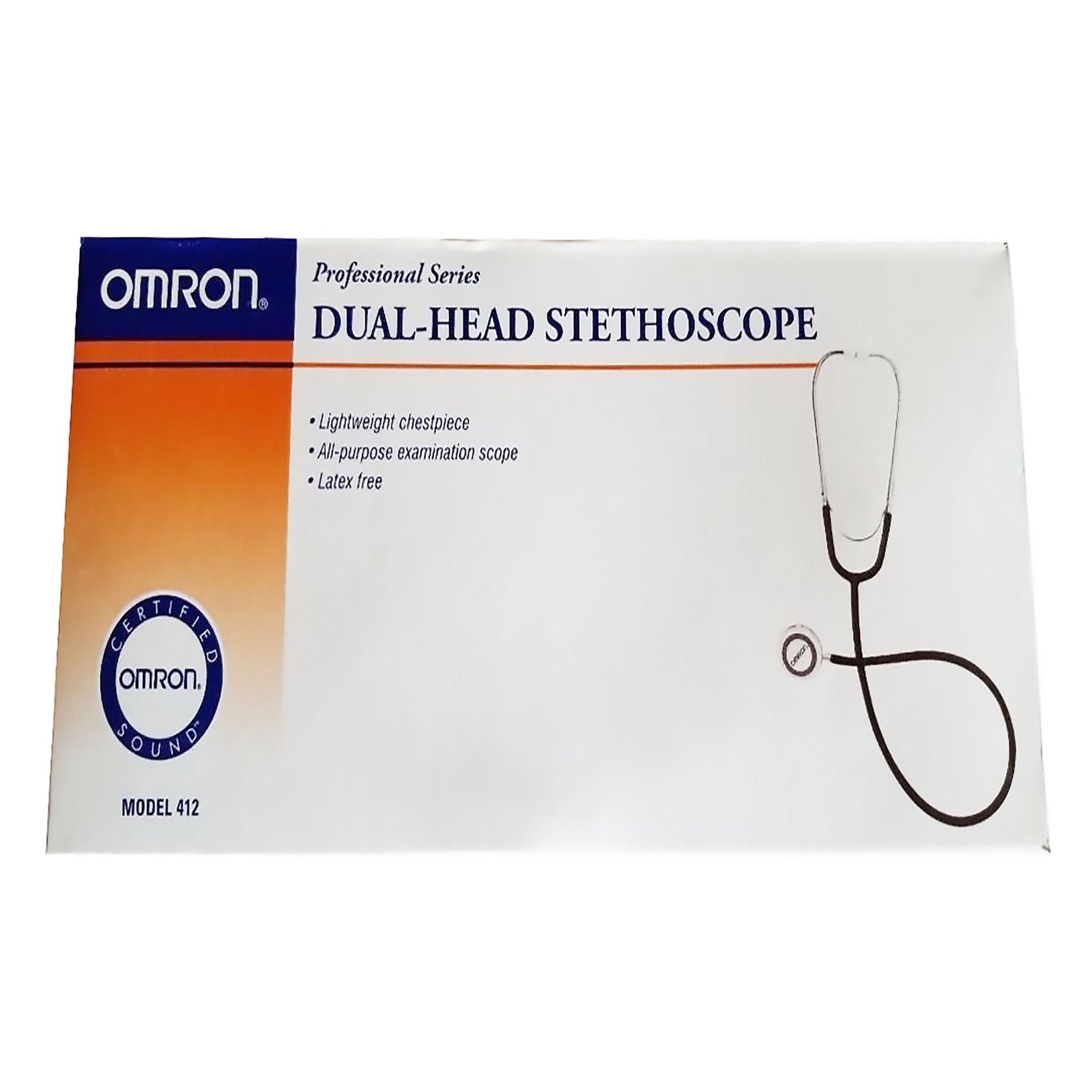 OMRON Dual Head Stethoscope, Black