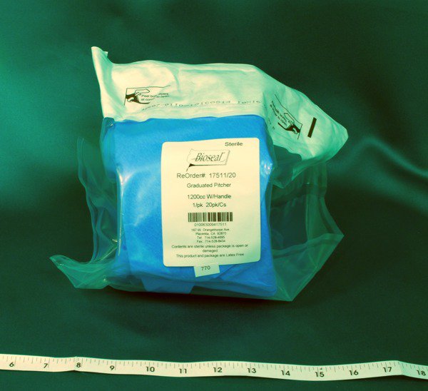 Bioseal Graduated Plastic Pitcher 1200 mL