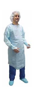 Precept® Protective Procedure Gown - One Size Fits Most, Case of 75