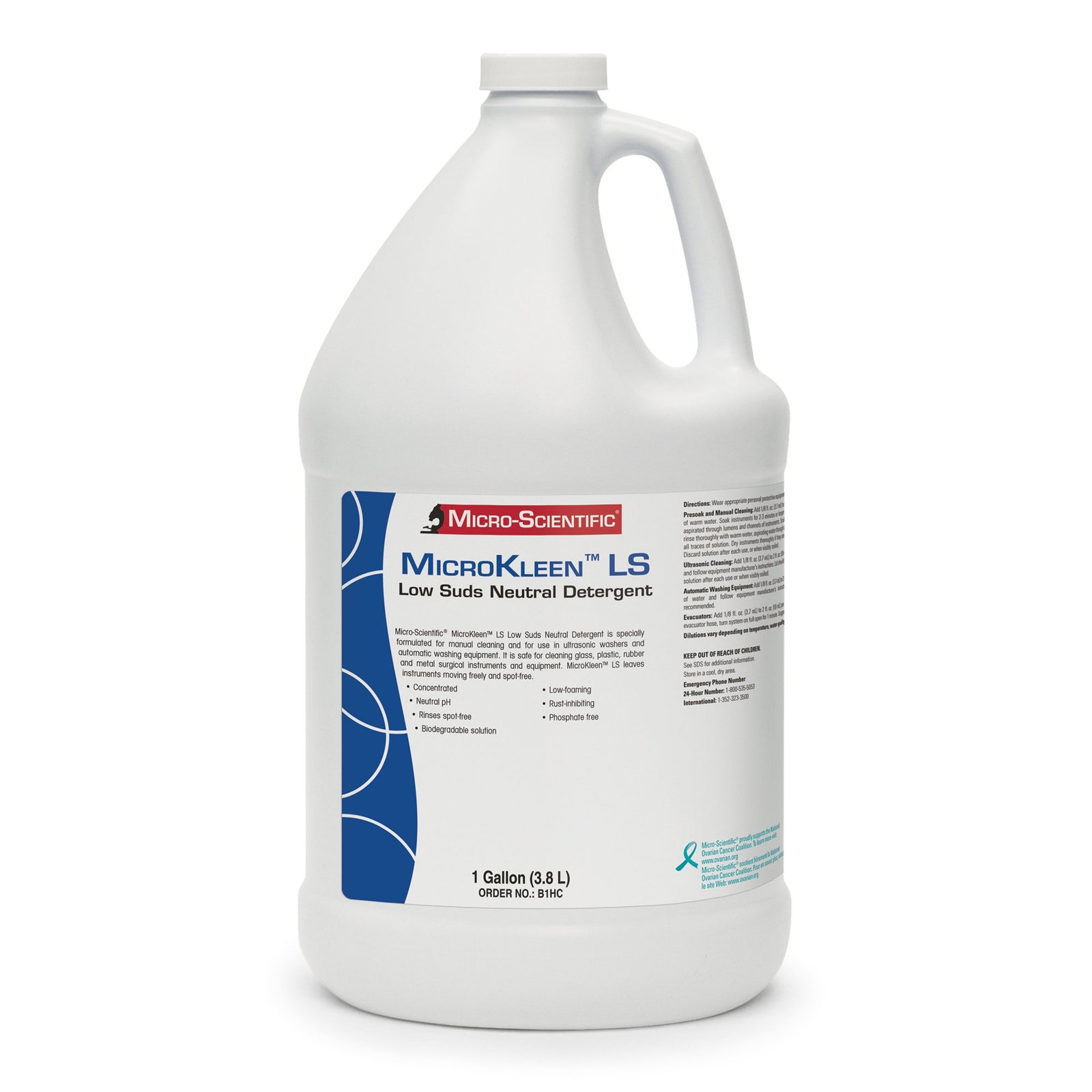 MicroKleen™ LS Neutral Instrument Detergent Liquid Concentrate