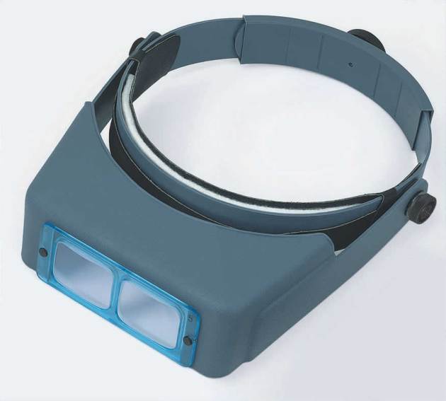 Headband Magnifier OptiVISOR with #10 Lens Plate