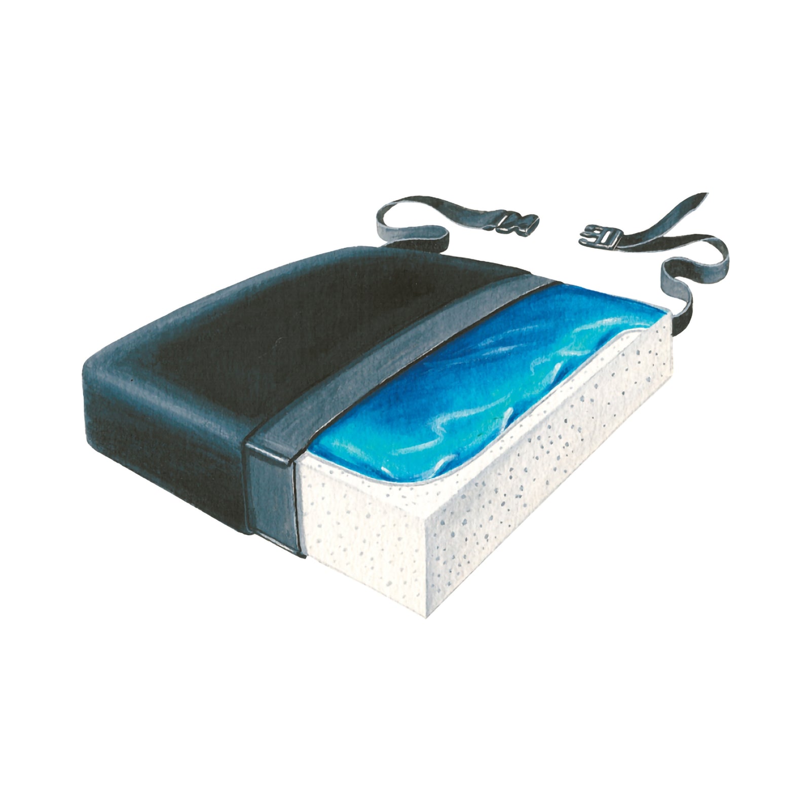 Skil-Care™ Gel Foam Wheelchair Cushion