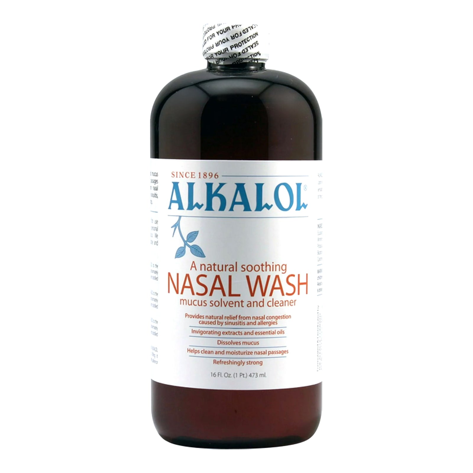 Alkalol® Mucus Solvent and Nasal Wash 16 oz.