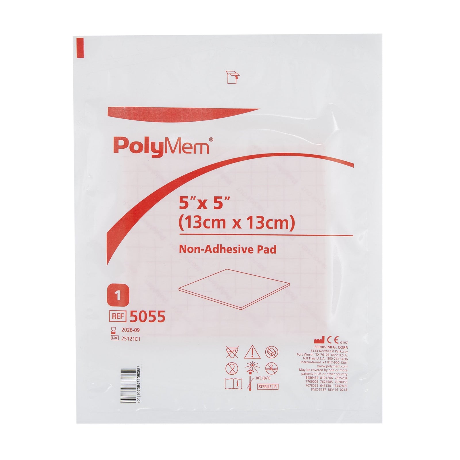 FERRIS MFG CORP Polymem Wound Care Foam Dressing