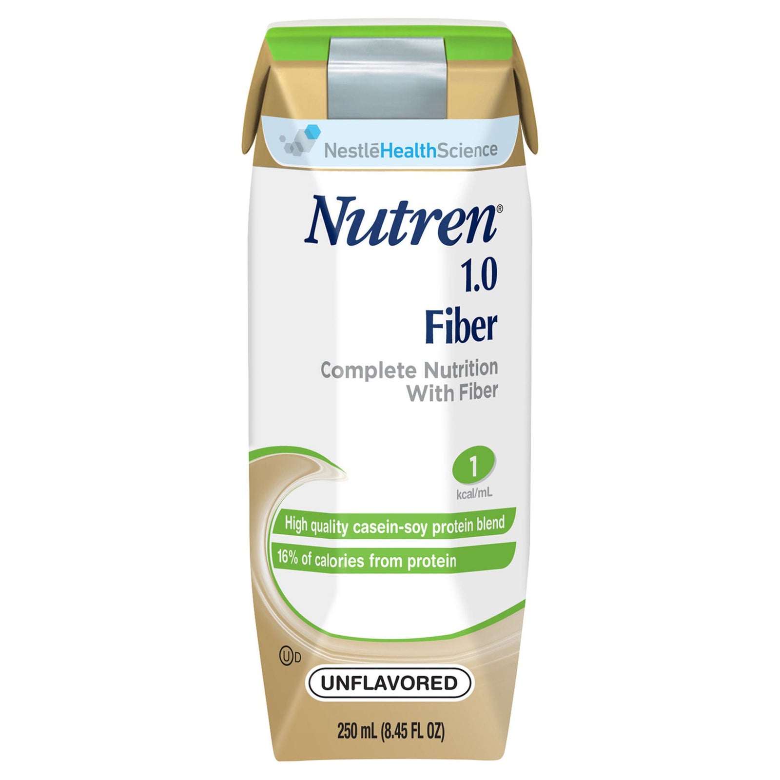 Nutren 1.0 Fiber Tube Feeding Formula, Unflavored, 250 mL