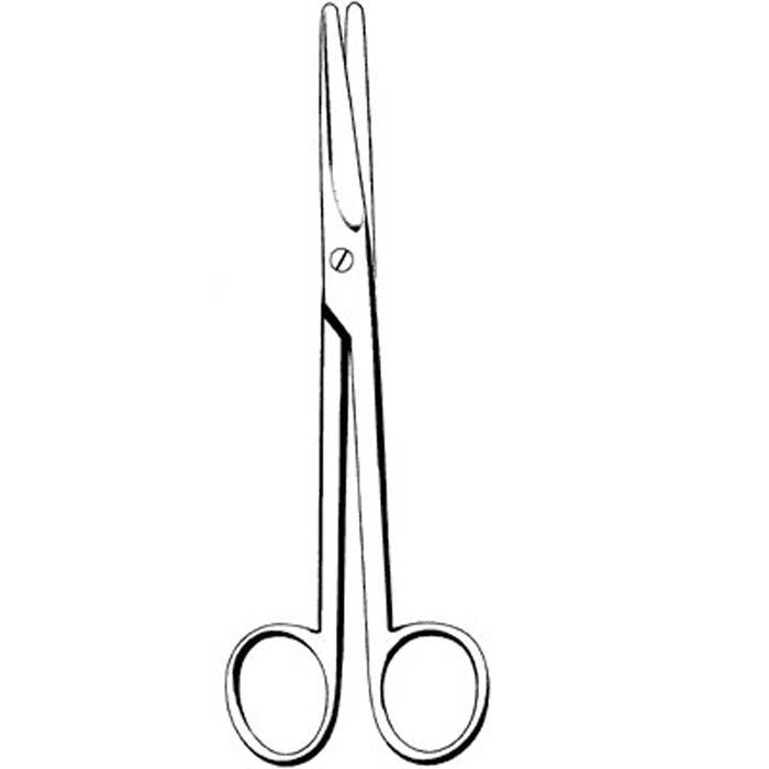 Merit™ Mayo Dissecting Scissors 6-3/4 Inch Straight Blunt Tip