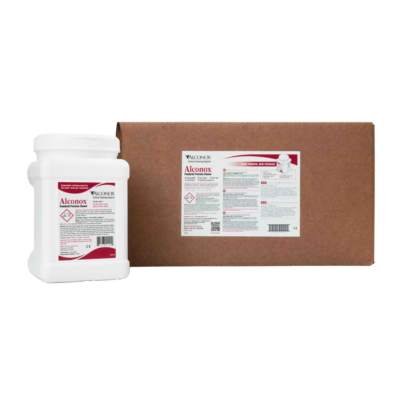 Alconox Powder Concentrate Instrument Detergent 4 lbs. Jug