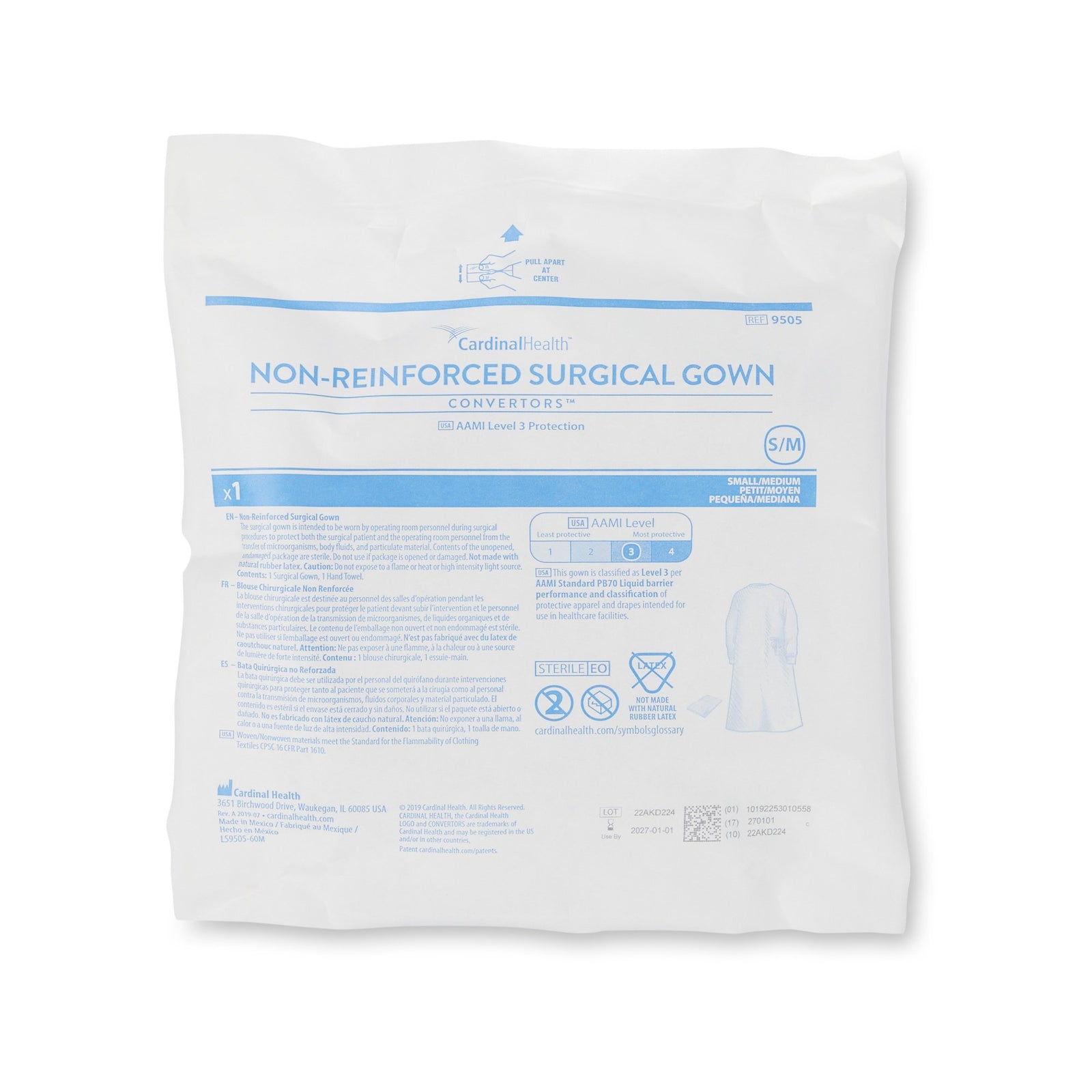 Astound Non-Reinforced Surgical Gown with Towel