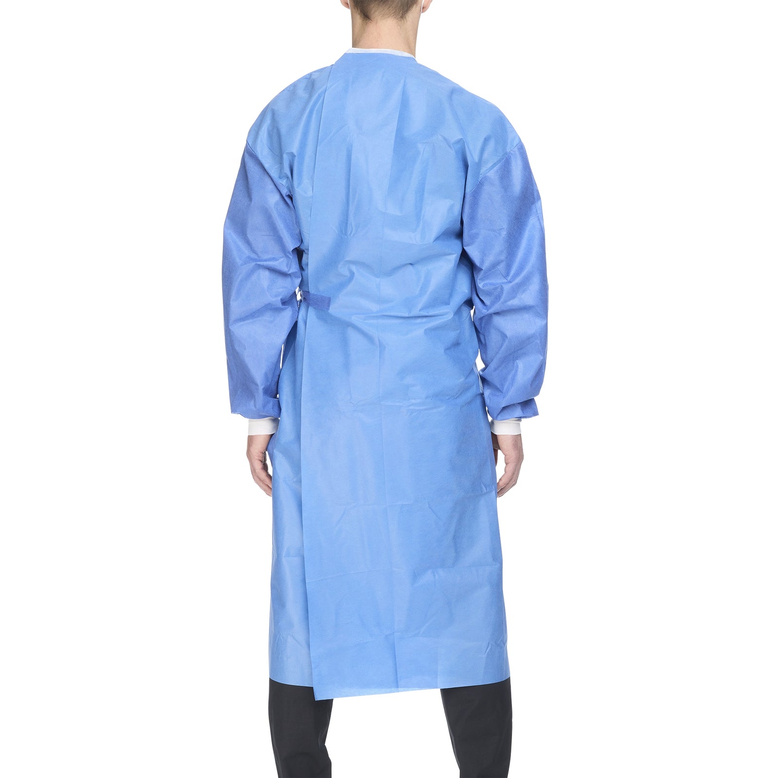 Astound Non-Reinforced Surgical Gown with Towel X-Large Blue Sterile AAMI Level 3