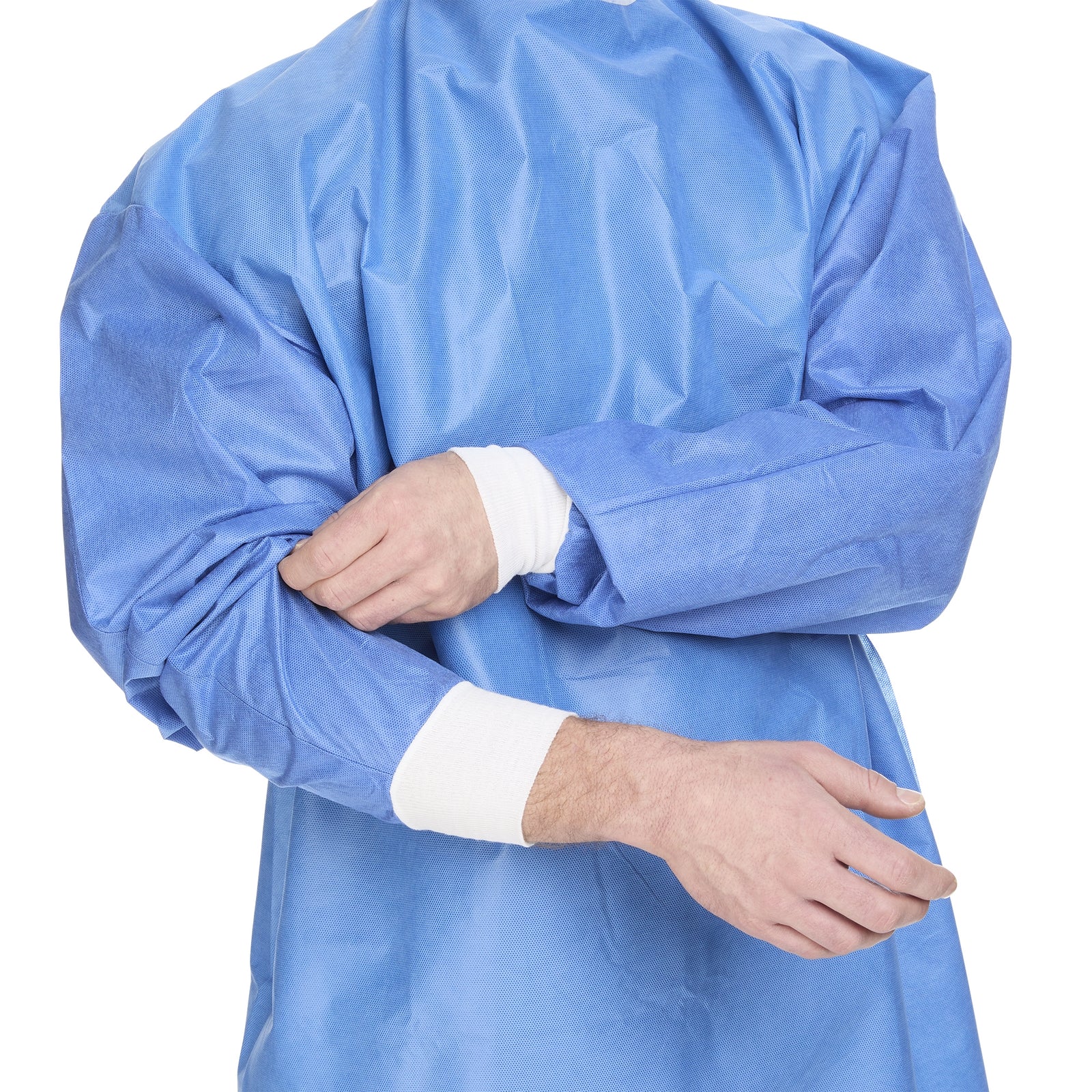 Astound Non-Reinforced Surgical Gown with Towel X-Large Blue Sterile AAMI Level 3