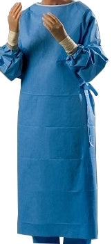 Astound Non-Reinforced Surgical Gown with Towel 2X-Large Blue Sterile AAMI Level 3