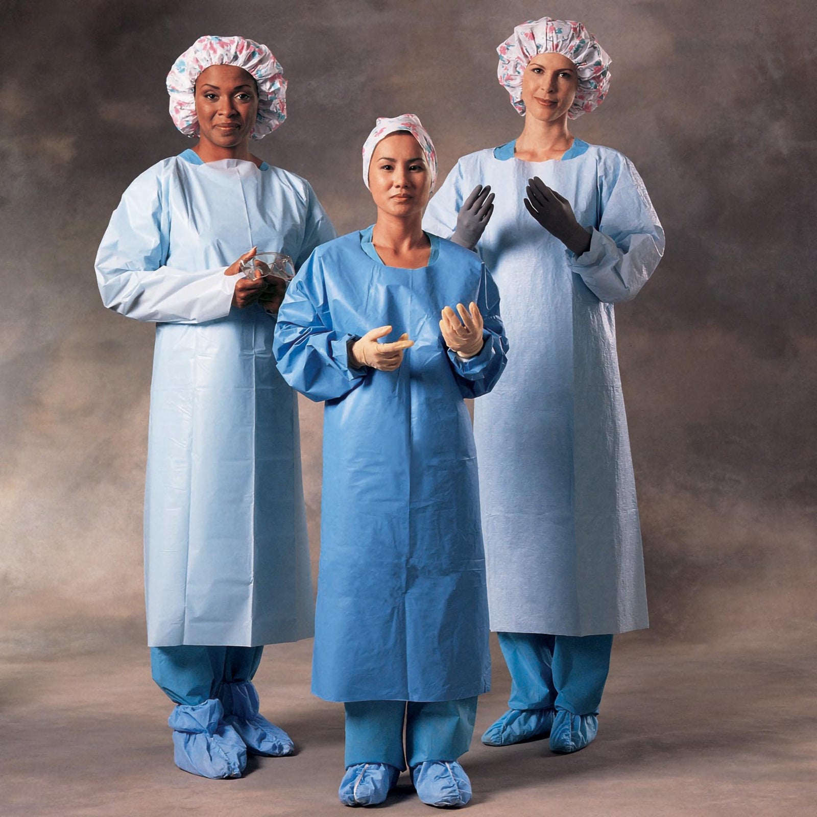 Protective Procedure Gown, Blue, One Size Fits Most