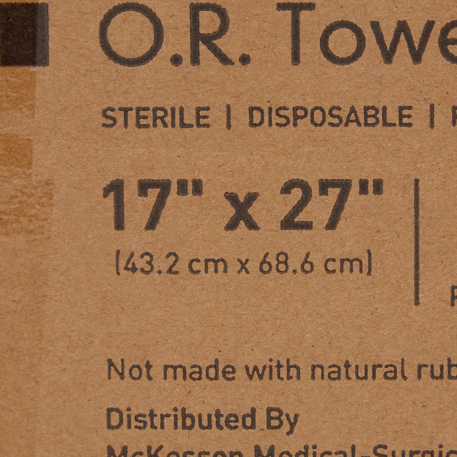 McKesson MedSurg O.R. Towel Strip, Blue, Sterile, Disposable