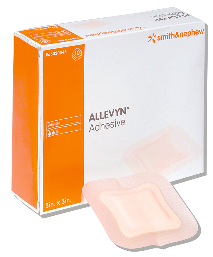 Smith & Nephew ALLEVYN Adhesive Foam Dressing, 3 X 3 Inch