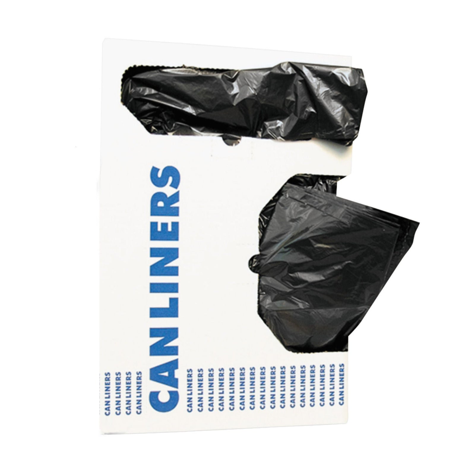 Essendant Medium Duty Black Trash Liner, 20 to 30 Gallon, 30 x 36 Inch, 0.5 mil