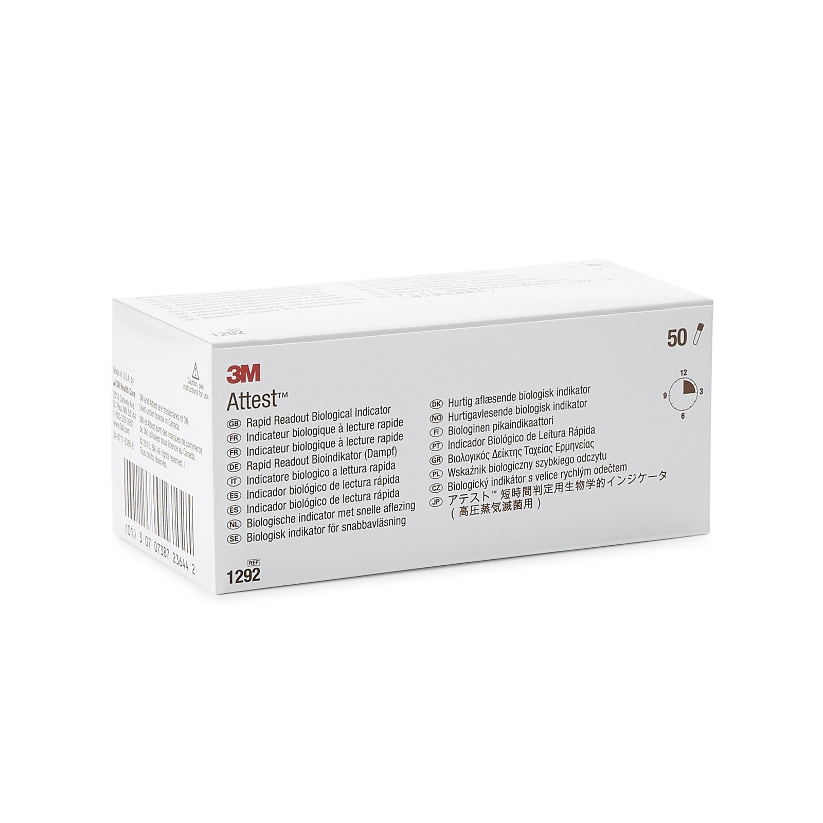 Attest Rapid Readout Steam Sterilization Biological Indicator Vial