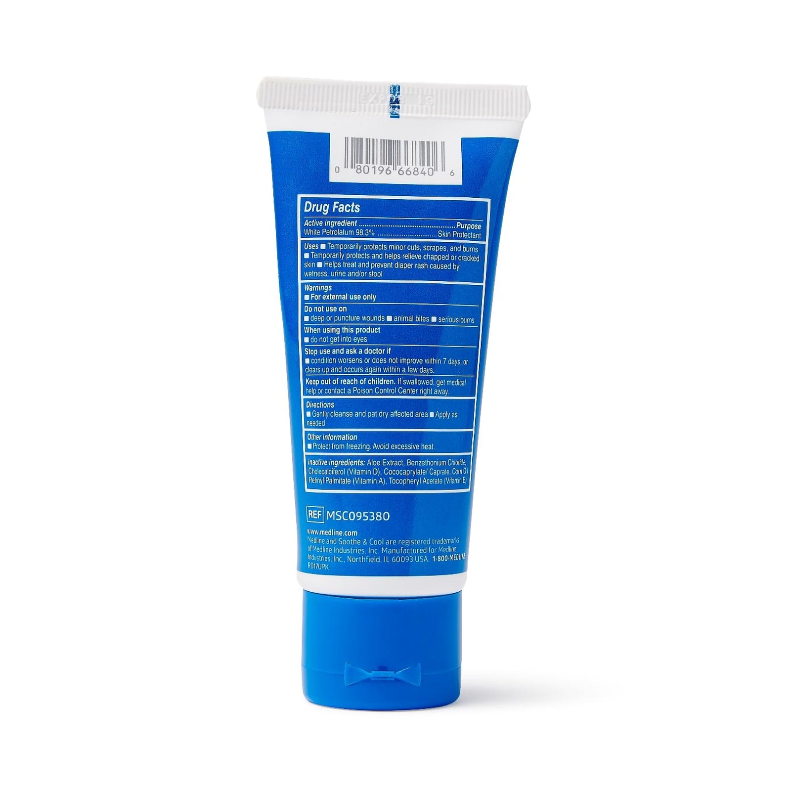 Medline Remedy Essentials Prevent Skin Protectant Ointment 2 oz. Tube
