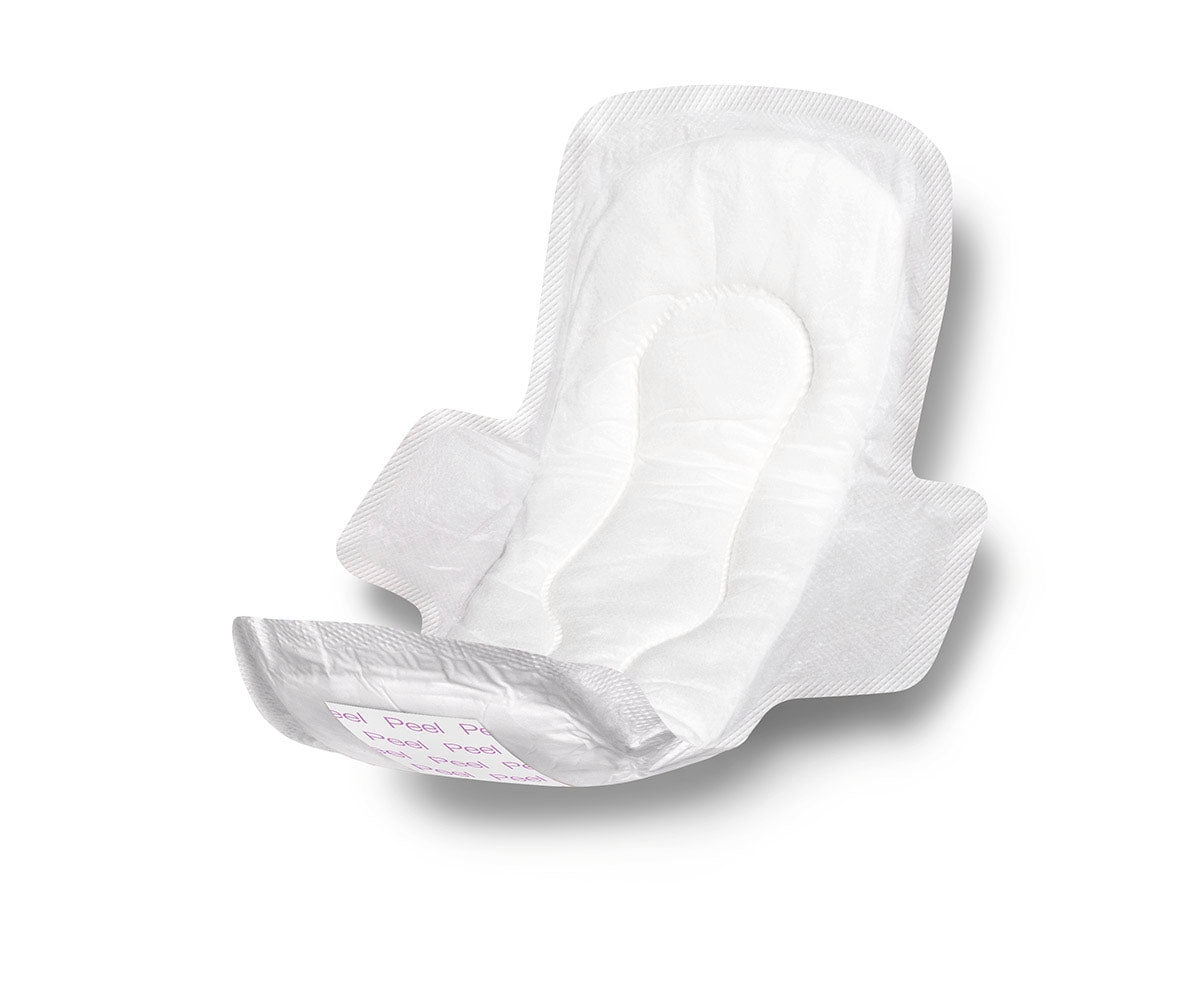 Medline OB Maternity Pad Maxi with Wings Heavy Absorbency 11 Inch