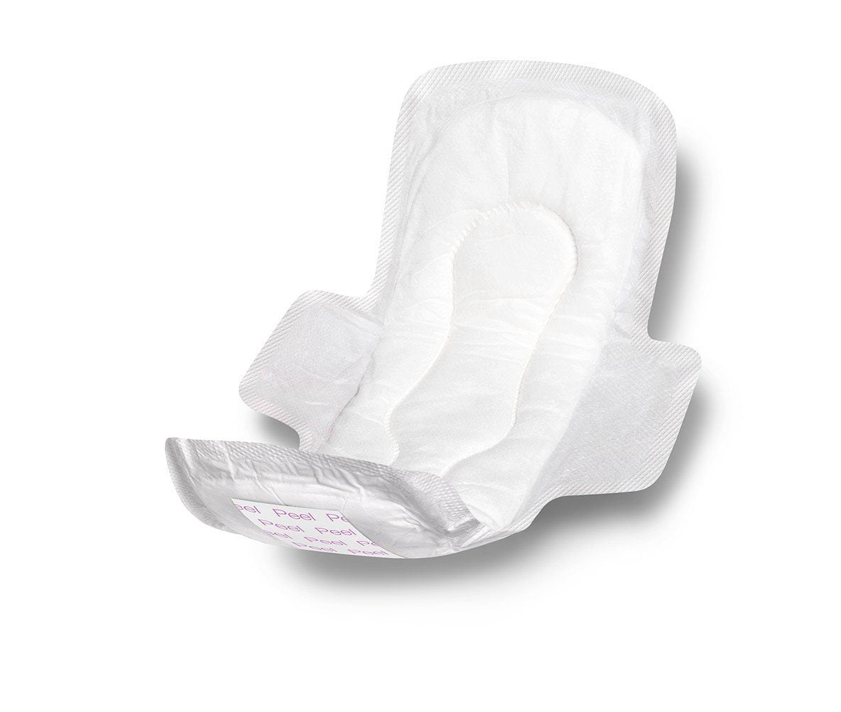 Medline OB / Maternity Pad Maxi with Wings Heavy Absorbency, 11 Inch