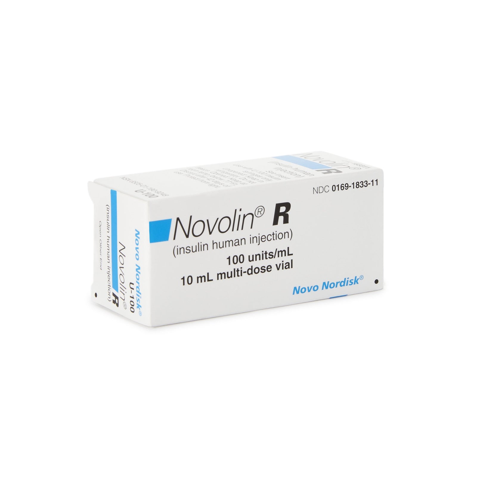 Novolin® R Regular Human Insulin (rDNA Origin) 100 U/mL Injection 10 mL