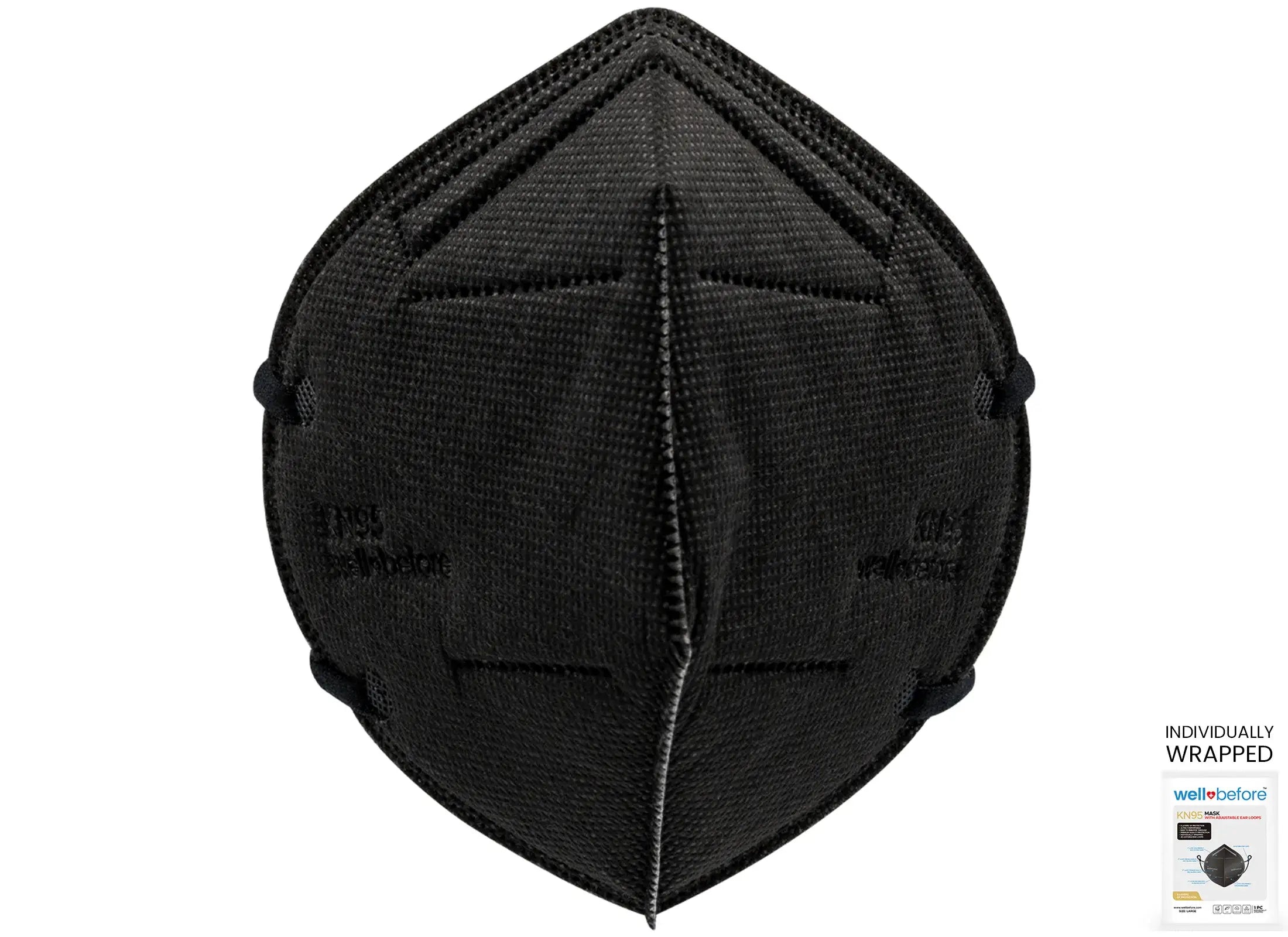KN95 Face Mask | Individually Wrapped, Elastic Ear Loops