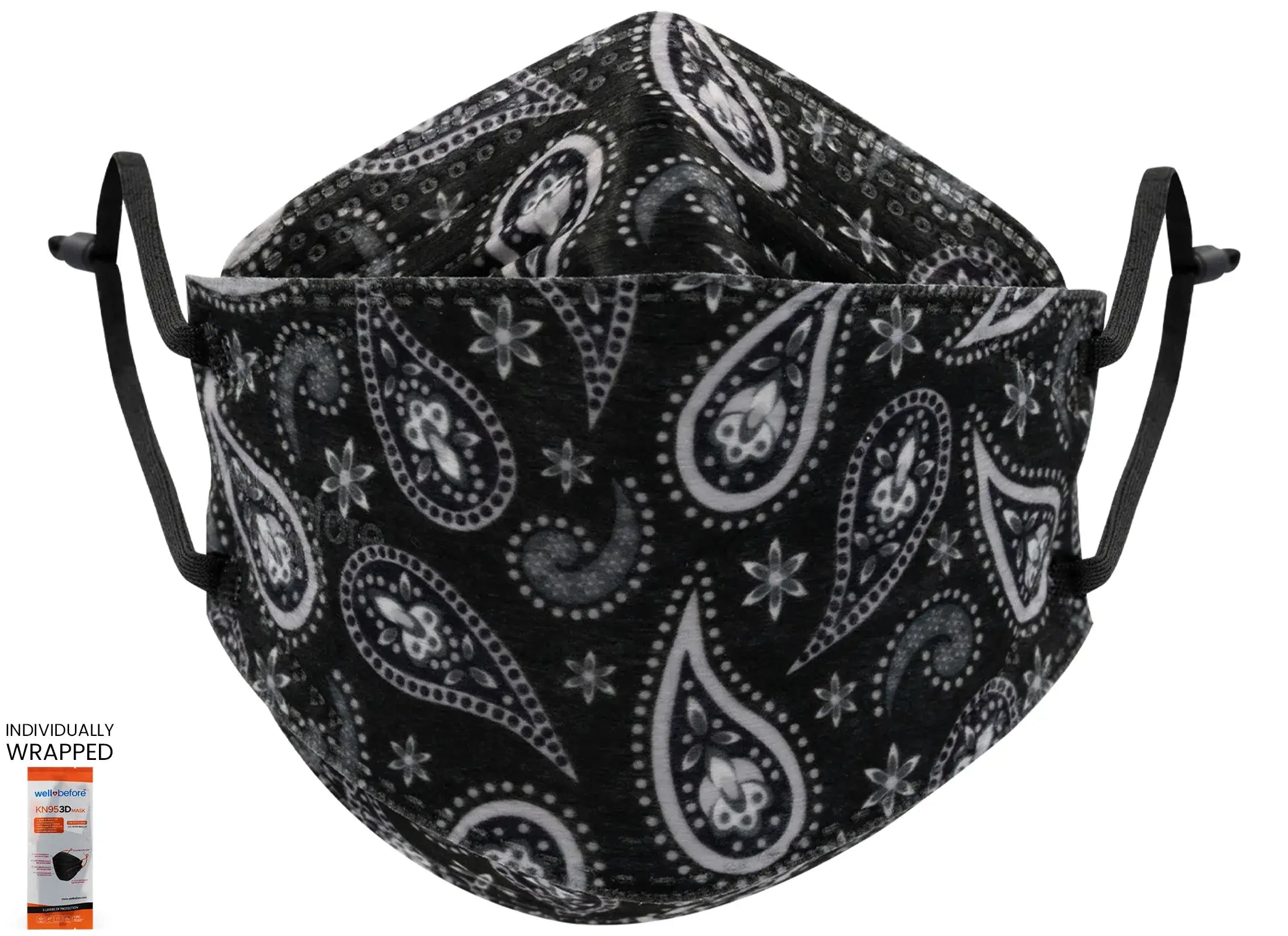 Kids KN95 3D Mask | Individually Wrapped, Elastic Ear Loops