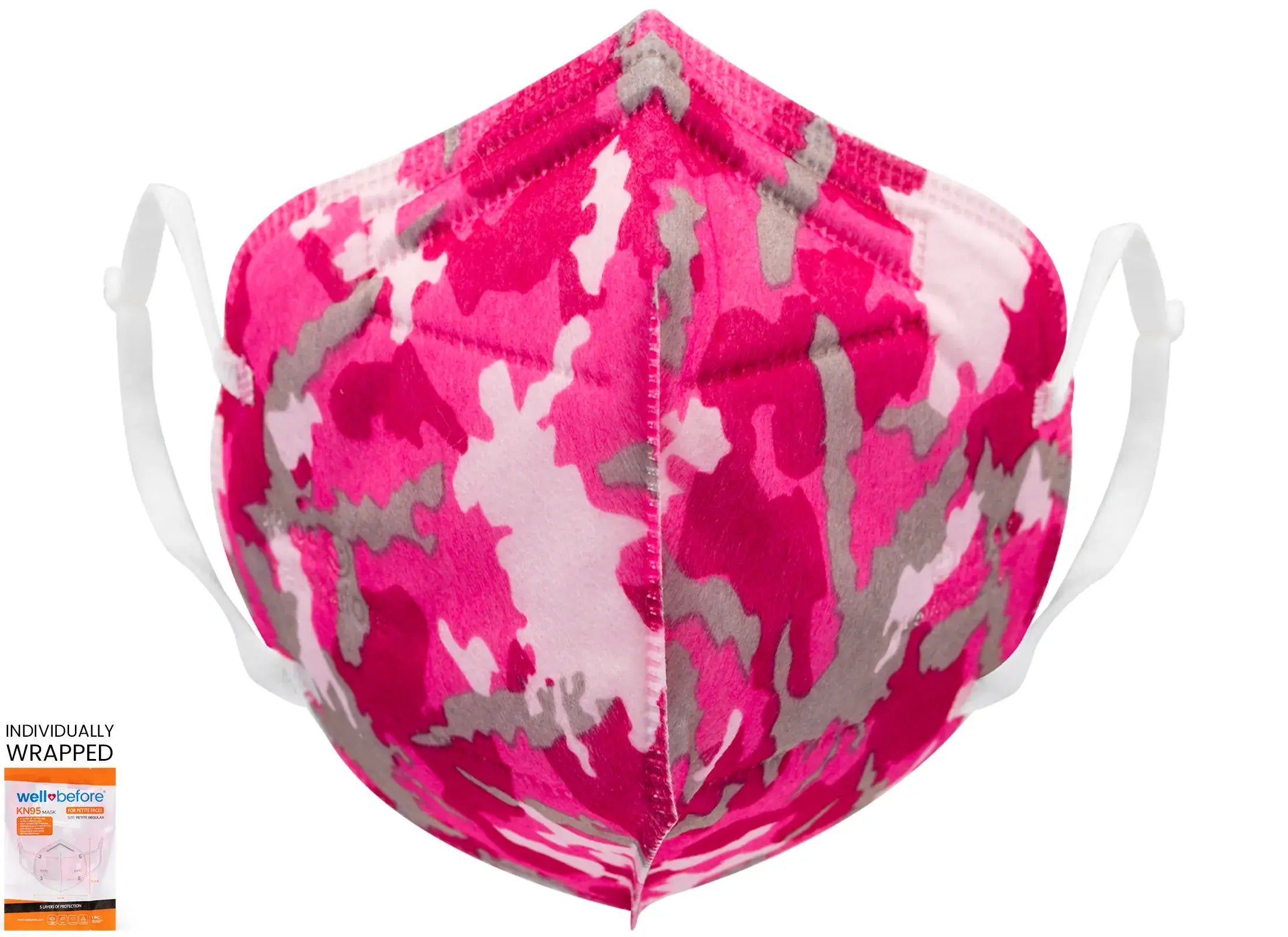 Kids KN95 Mask | Individually Wrapped, Elastic Ear Loops