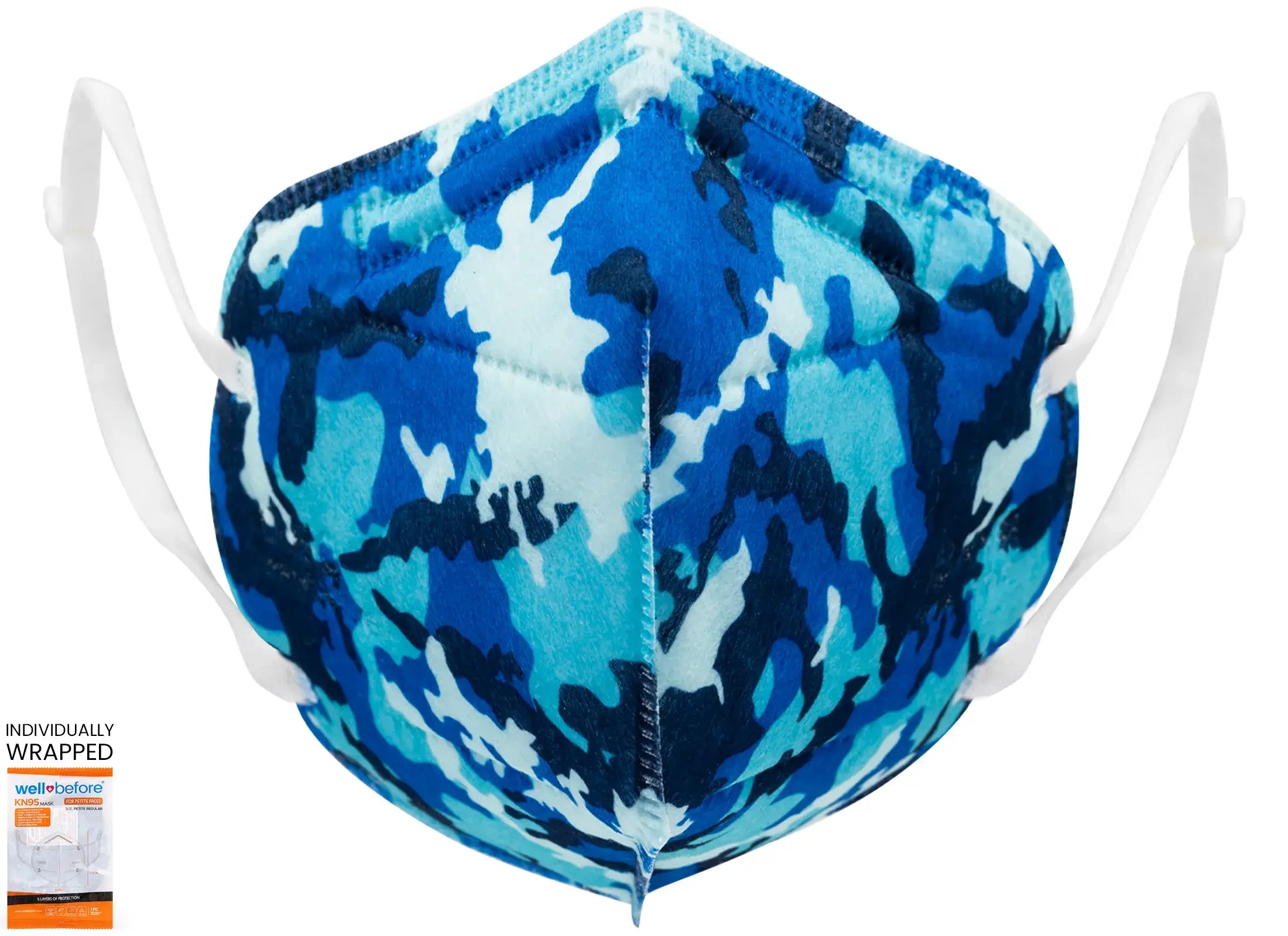 Kids KN95 Mask | Individually Wrapped, Elastic Ear Loops