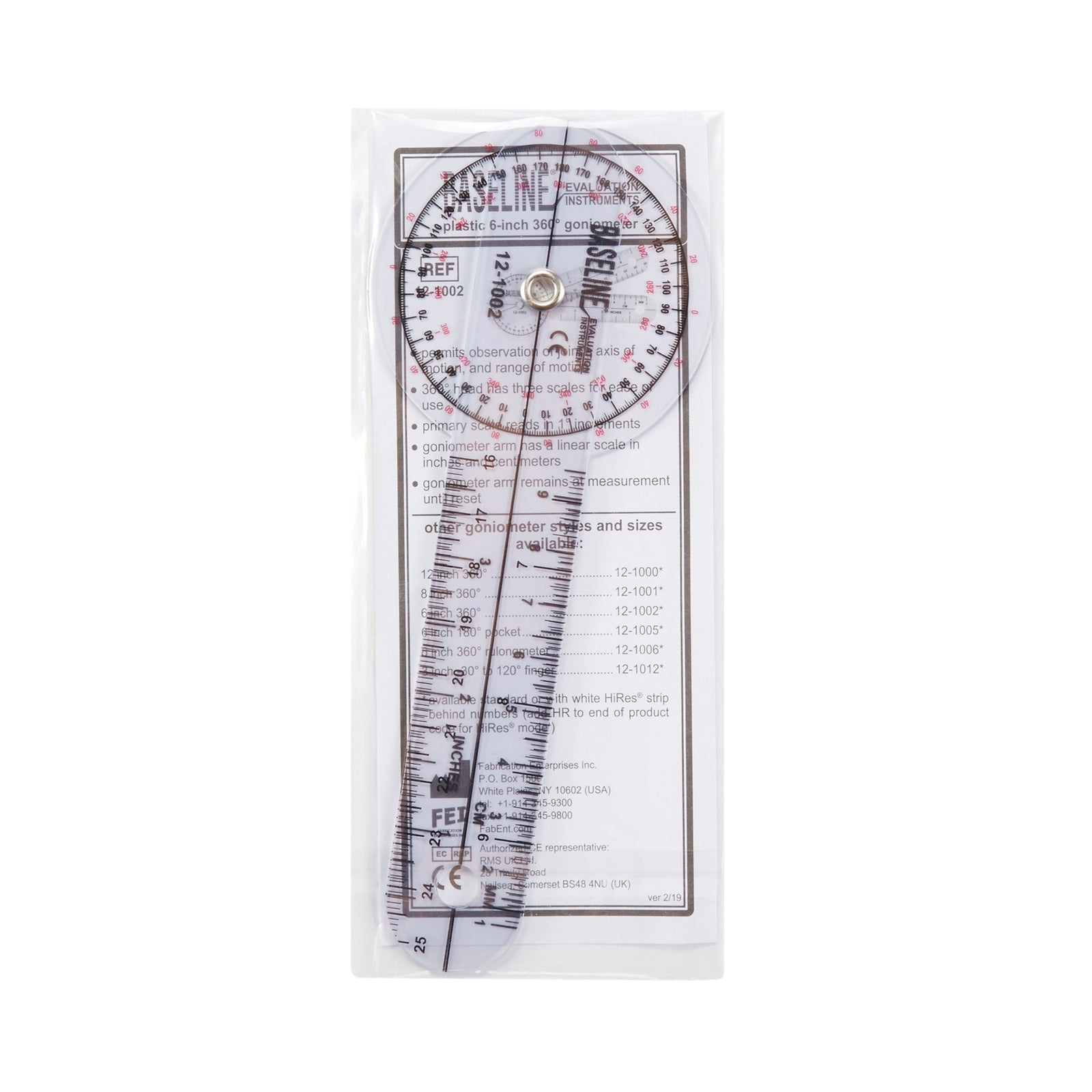 Baseline® Goniometer - 6 Inch