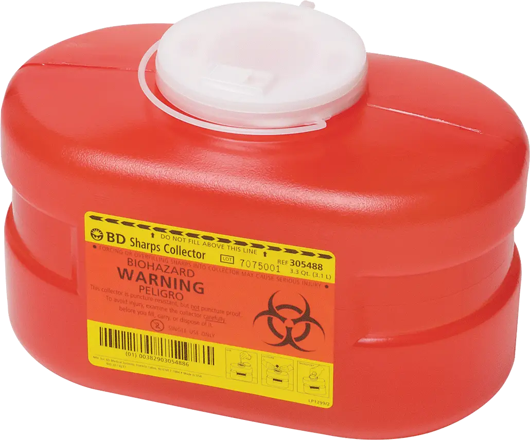 Becton Dickinson Multi-Use Sharps Container 3.3 Quarts