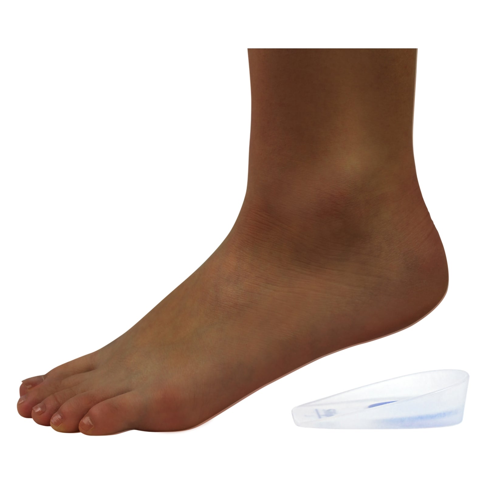 Silipos Wonder Spur Blue Dot Heel Cup