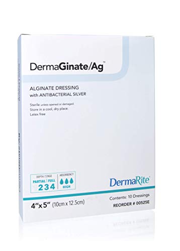 DermaRite Ag Alginate Wound Dressing with Antibacterial Silver