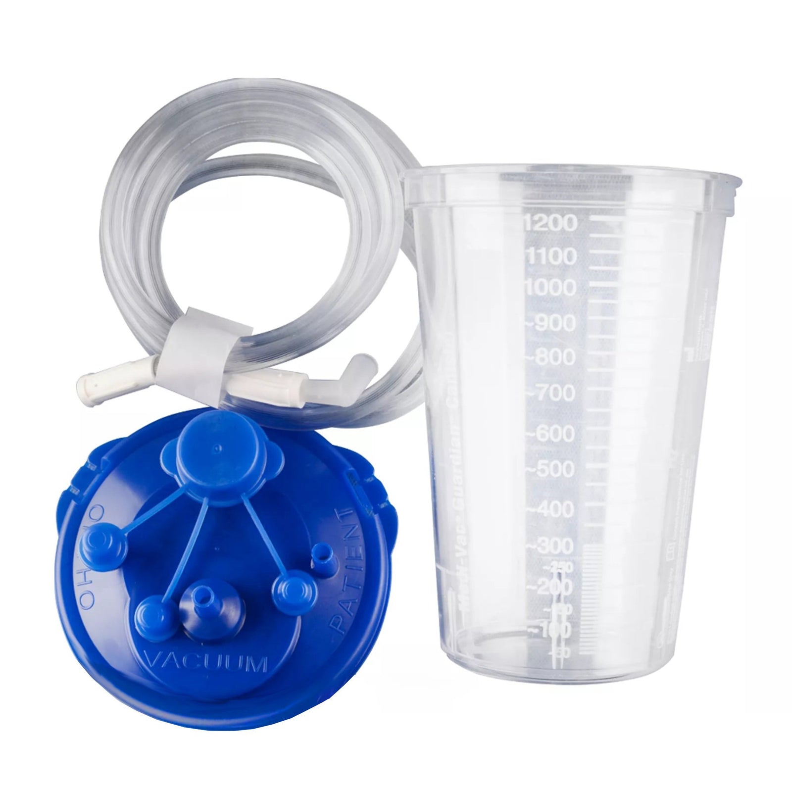 Cardinal Health Guardian Rigid Suction Canister Kit with 6 Foot Tubing, 1200 mL