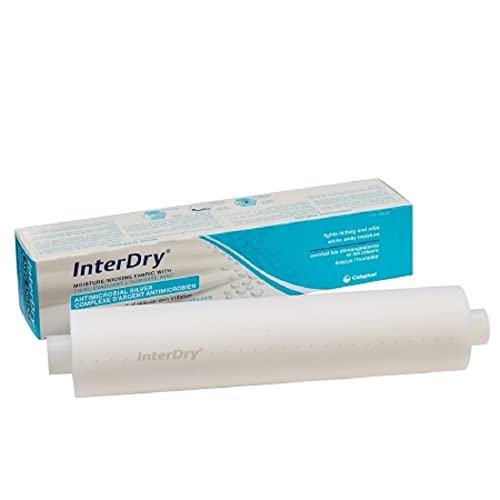 Coloplast InterDry Ag Textile with Antimicrobial Silver Complex, 10" x 144" Roll, Latex-Free