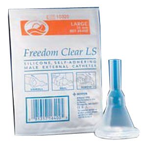 Coloplast Freedom Clear Long Seal Self-Adhering Male External Catheter