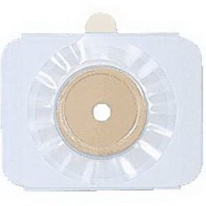 Cymed Two-Piece Pre-cut MicroSkin Adhesive Barrier with MicroDerm Plus Washer, Ostomy System