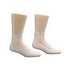 Salk Company HealthDri Foot-Friendly Diabetic Acrylic Socks, White, Latex-Free