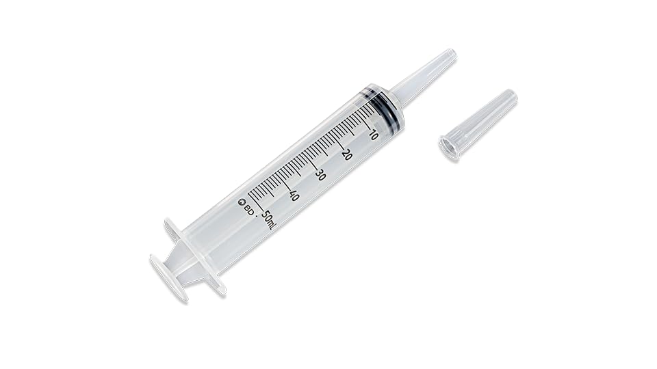 BD Catheter Tip Syringe with Cap, 50 mL