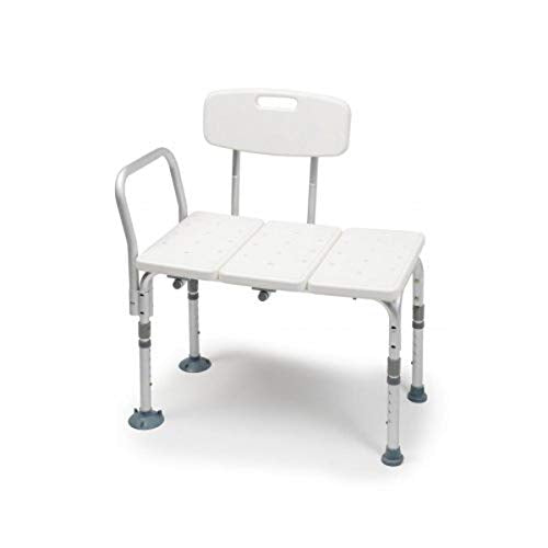 GF Health Products Bariatric Transfer Bench, 13" x 29-1/2" x 20-1/2", Grey