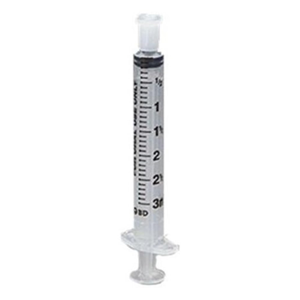 BD Oral Syringe with Tip Cap - 1 mL, 3 mL, 5 mL, 10 mL Sizes