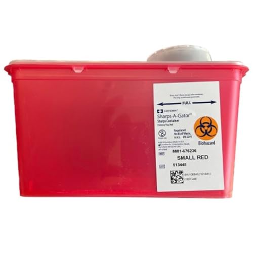 Monoject 4 Quart Chimney-Top Sharps Container